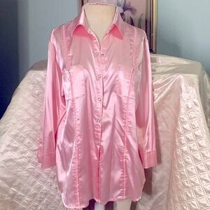 Beautiful pink shirt blouse by N Touch